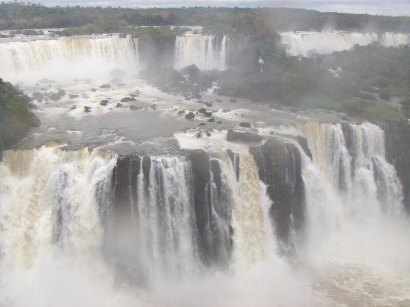 Iguazu Falls Waterfall — White, Powerful