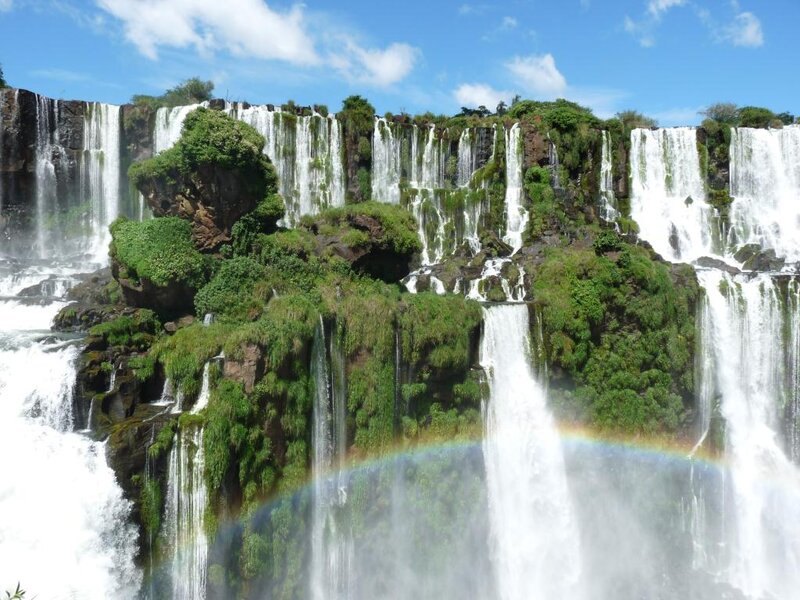 Iguazu Falls Waterfall — White, Serene