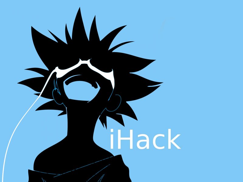 iHack character silhouette