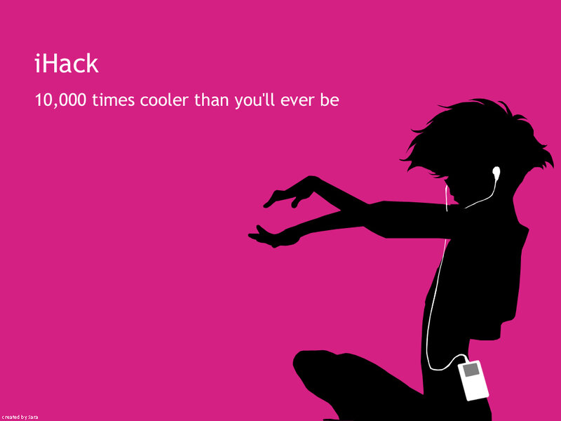 iHack coolness poster