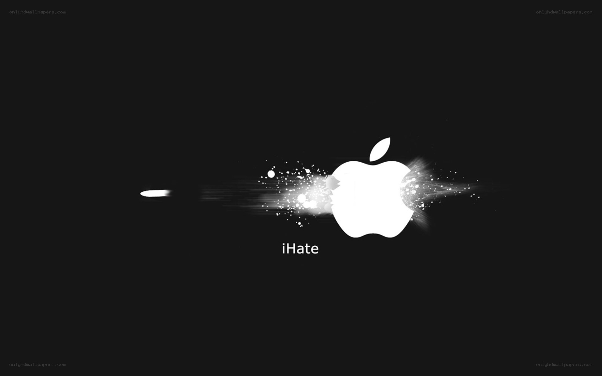 iHate Apple logo