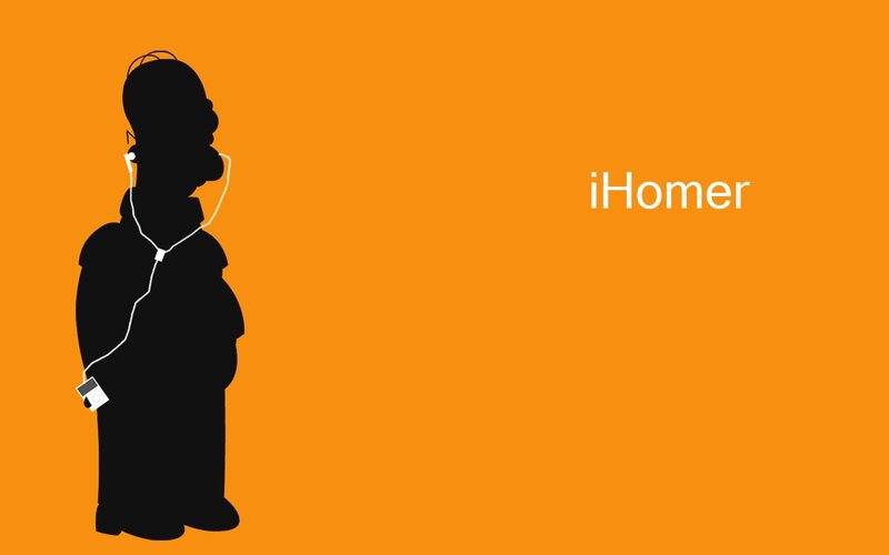 iHomer silhouette art