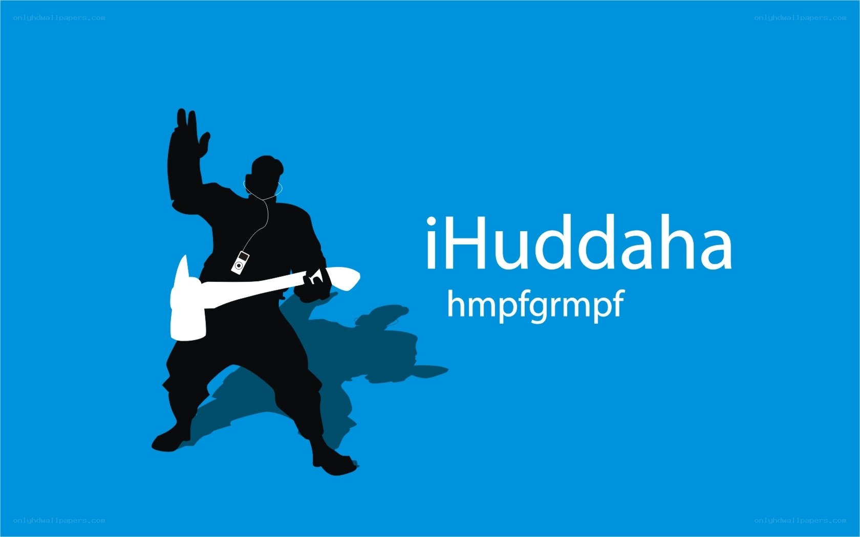 iHuddaha logo with character