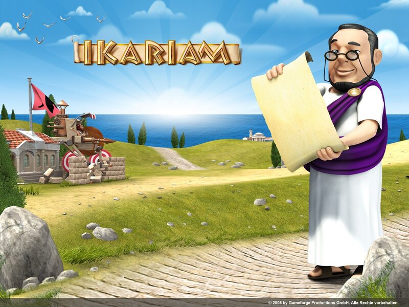 Ikariam game promotional art