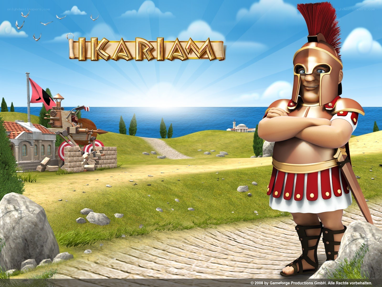 Ikariam game scene