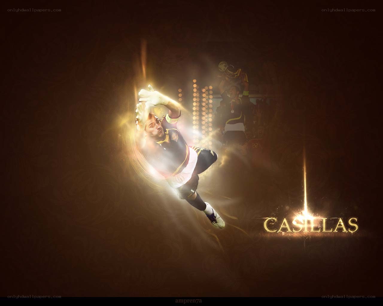 Iker Casillas in action