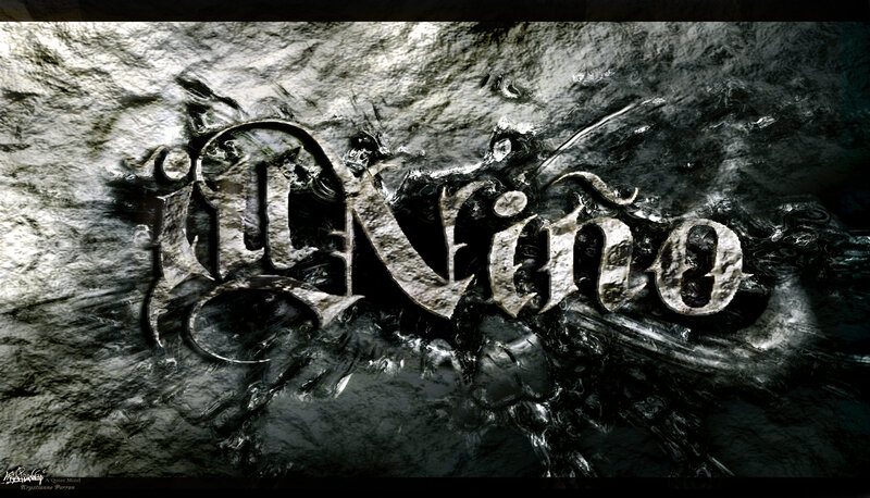Il Nino logo on stone