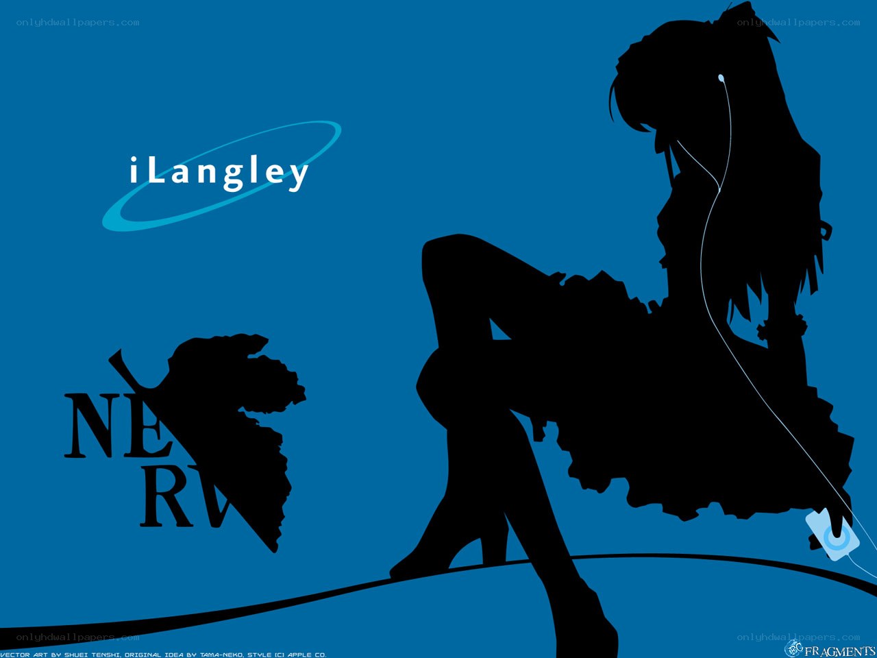iLangley NERV silhouette art