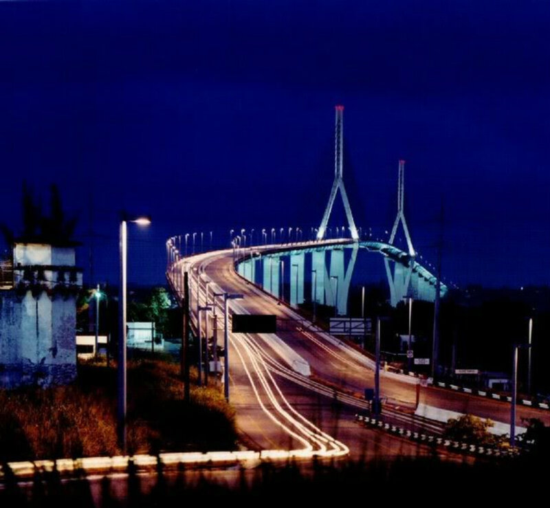 Illuminated Cable-stayed Bridge