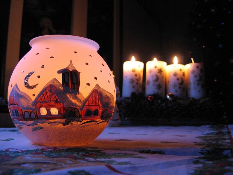 Illuminated Candle Holder