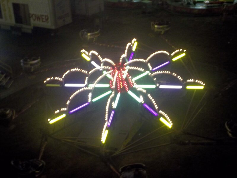 Illuminated Carnival Ride