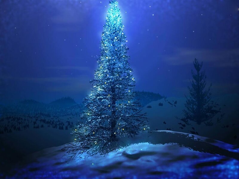 Illuminated Christmas Tree — Serene