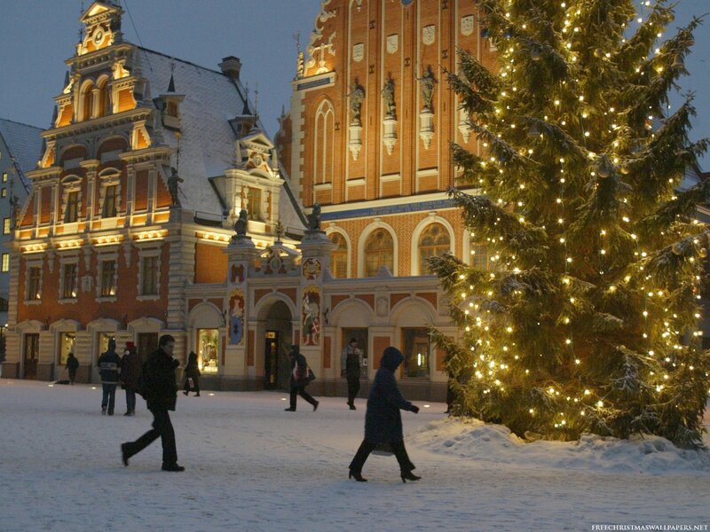 Illuminated Christmas Tree — White, Festive, Winter