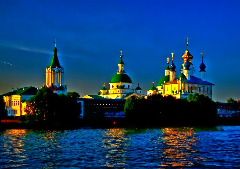 Illuminated Church Complex