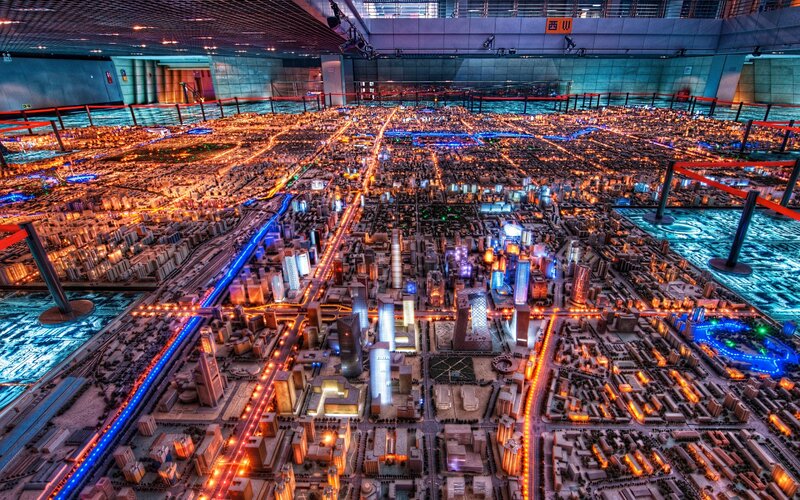 Illuminated City Model