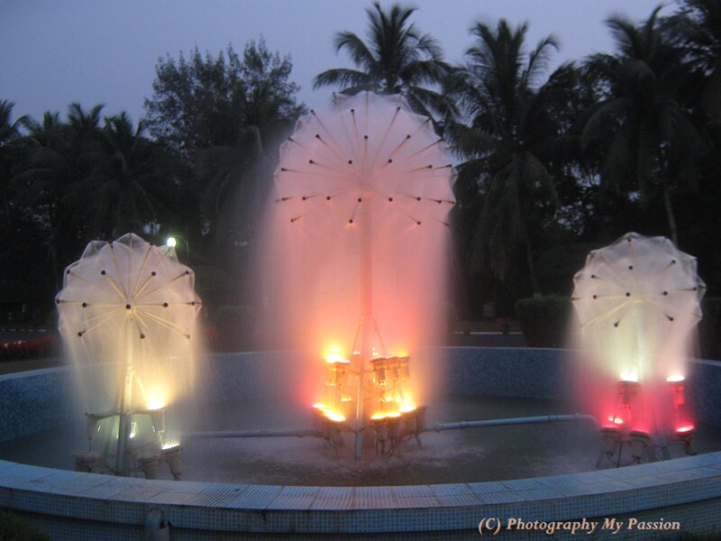 Illuminated Fountains