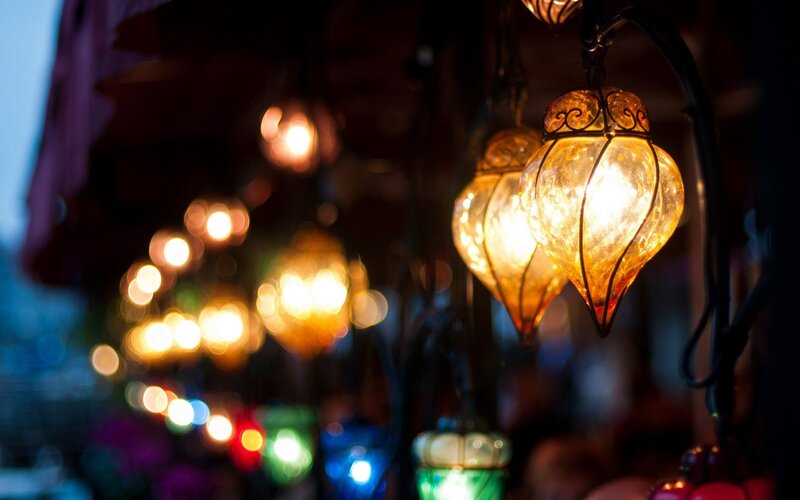 Illuminated Glass Lanterns