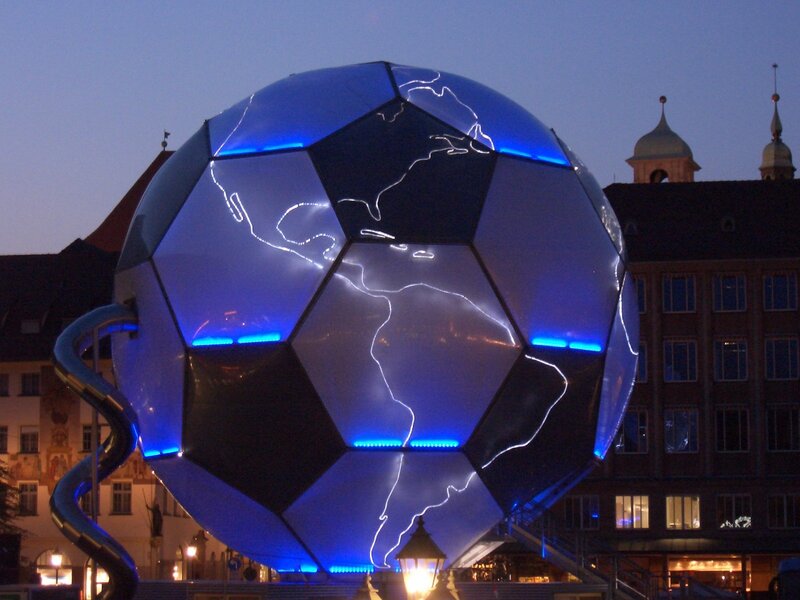 Illuminated Globe Sculpture