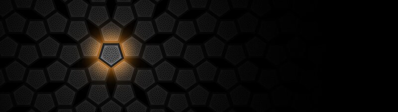Illuminated Hexagon Pattern