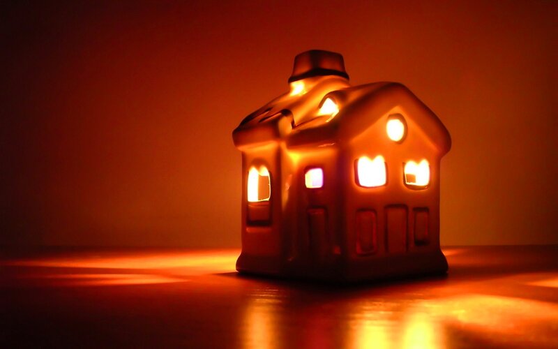 Illuminated House Lantern