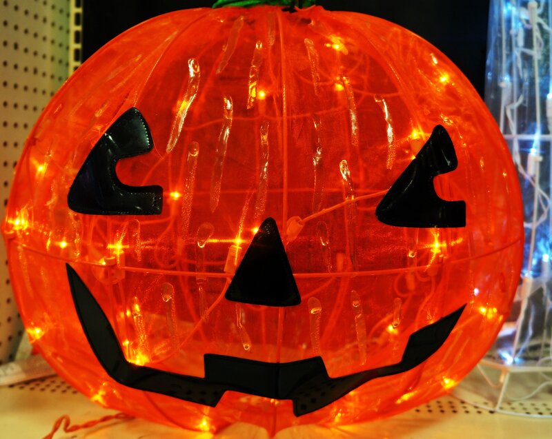 Illuminated Jack-o-lantern