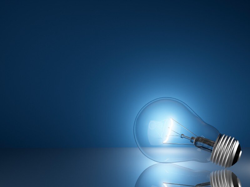 Illuminated Light Bulb