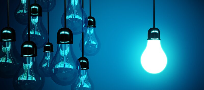 Illuminated Light Bulbs