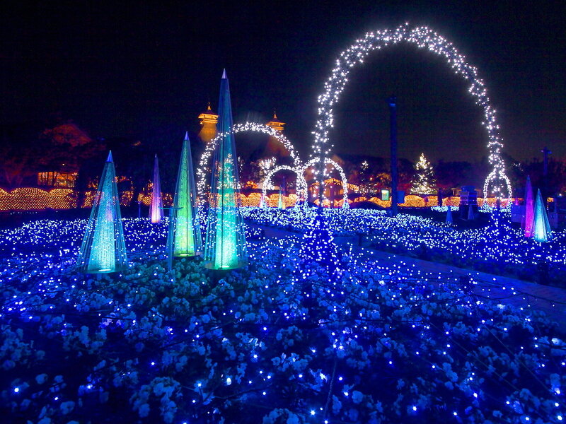 Illuminated Light Display — Blue, Festive