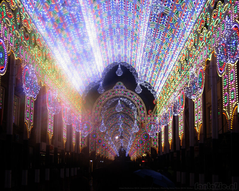 Illuminated Light Display — Blue