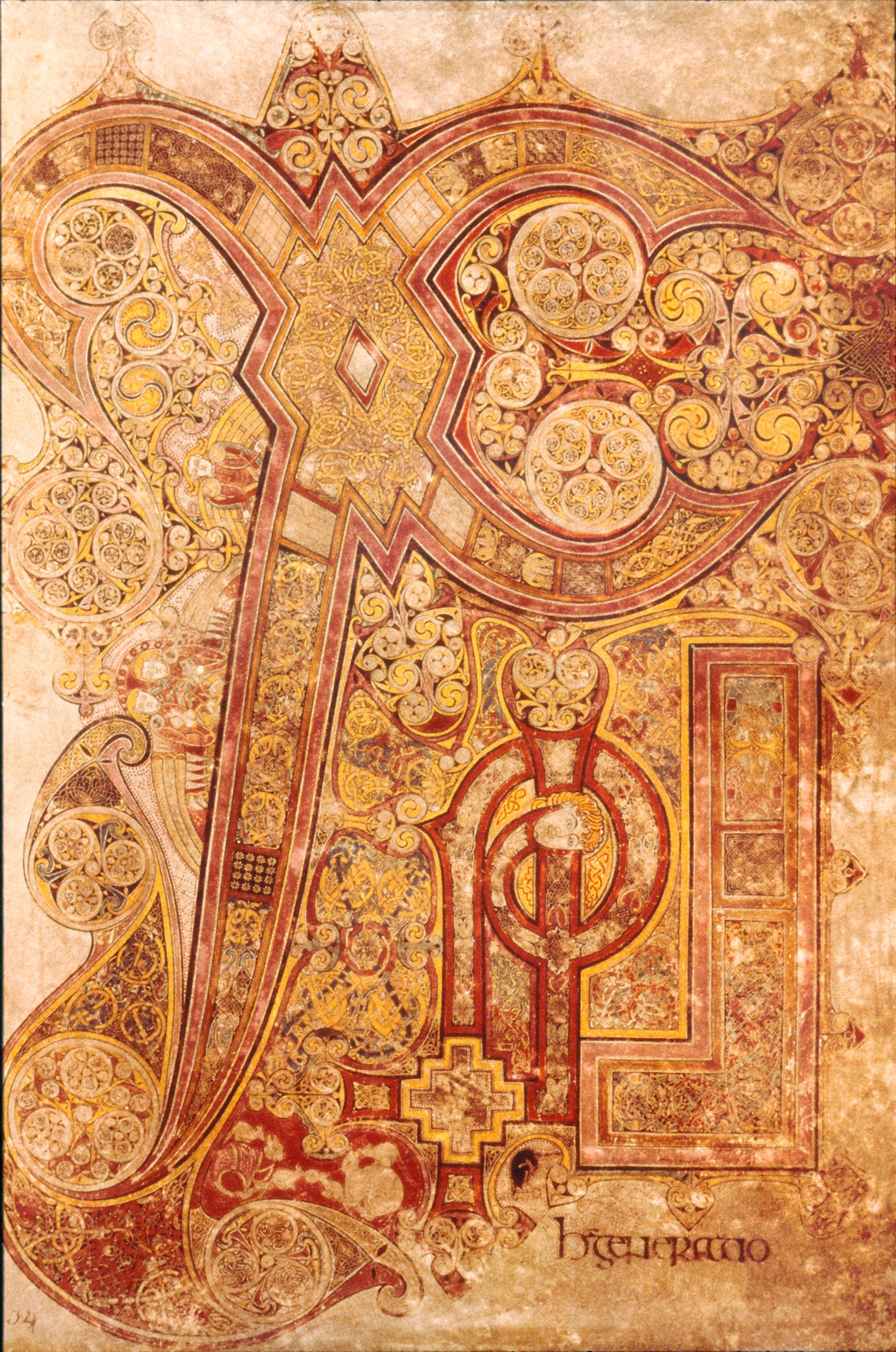 illuminated manuscript letter