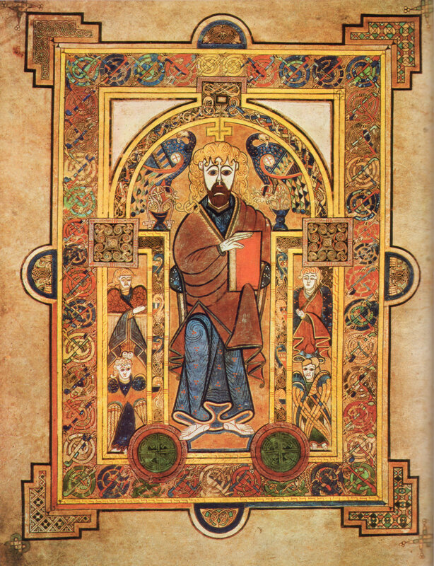 illuminated manuscript of Christ