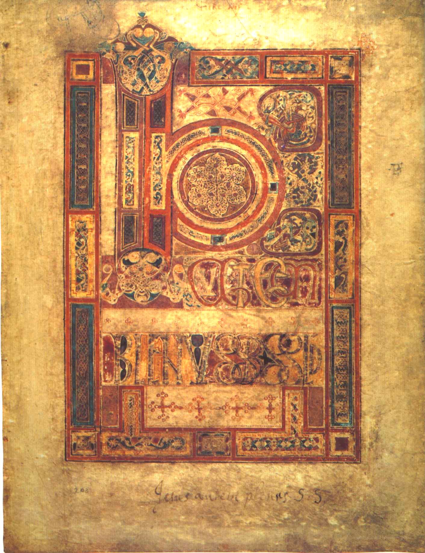 illuminated manuscript page