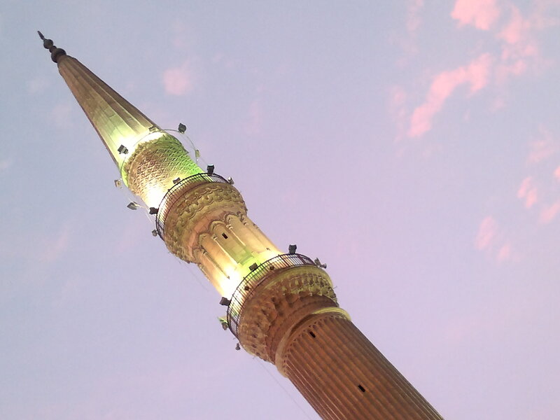 Illuminated Minaret