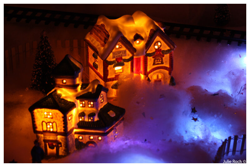 Illuminated Model Houses