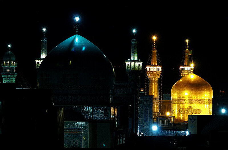 Illuminated Mosque Domes
