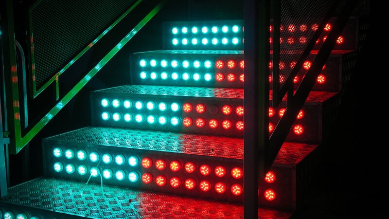Illuminated Stairs
