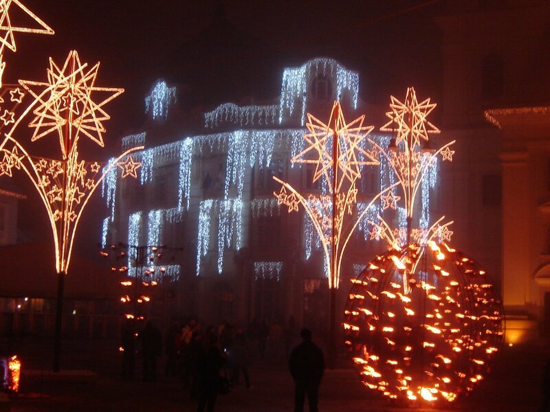 Illuminated Star Decorations — White