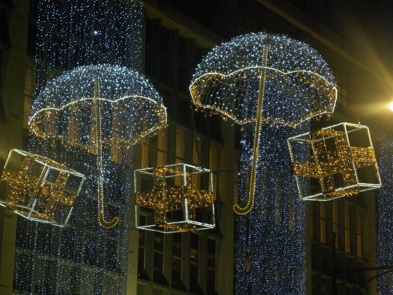 Illuminated Umbrella Decorations