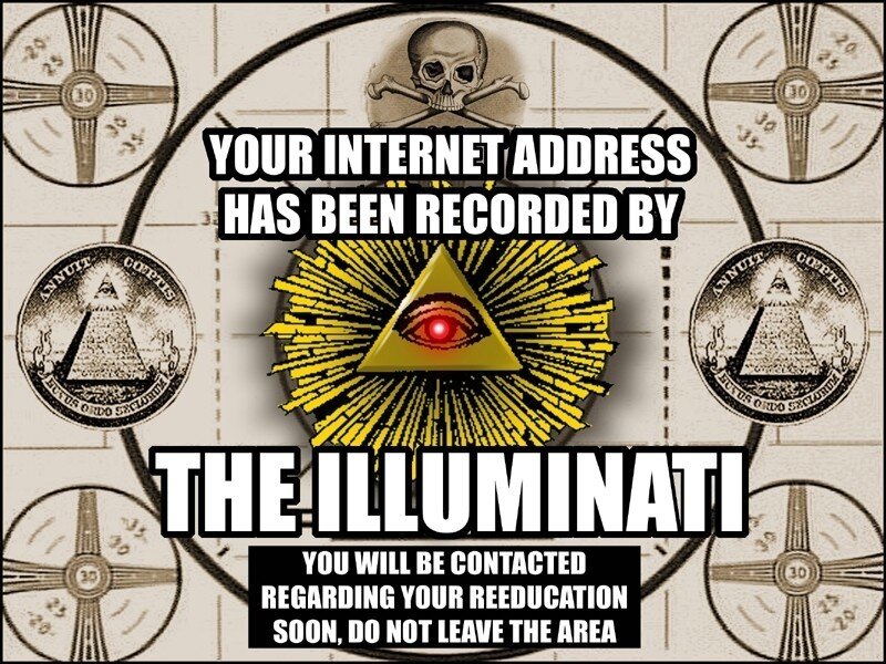 Illuminati internet warning