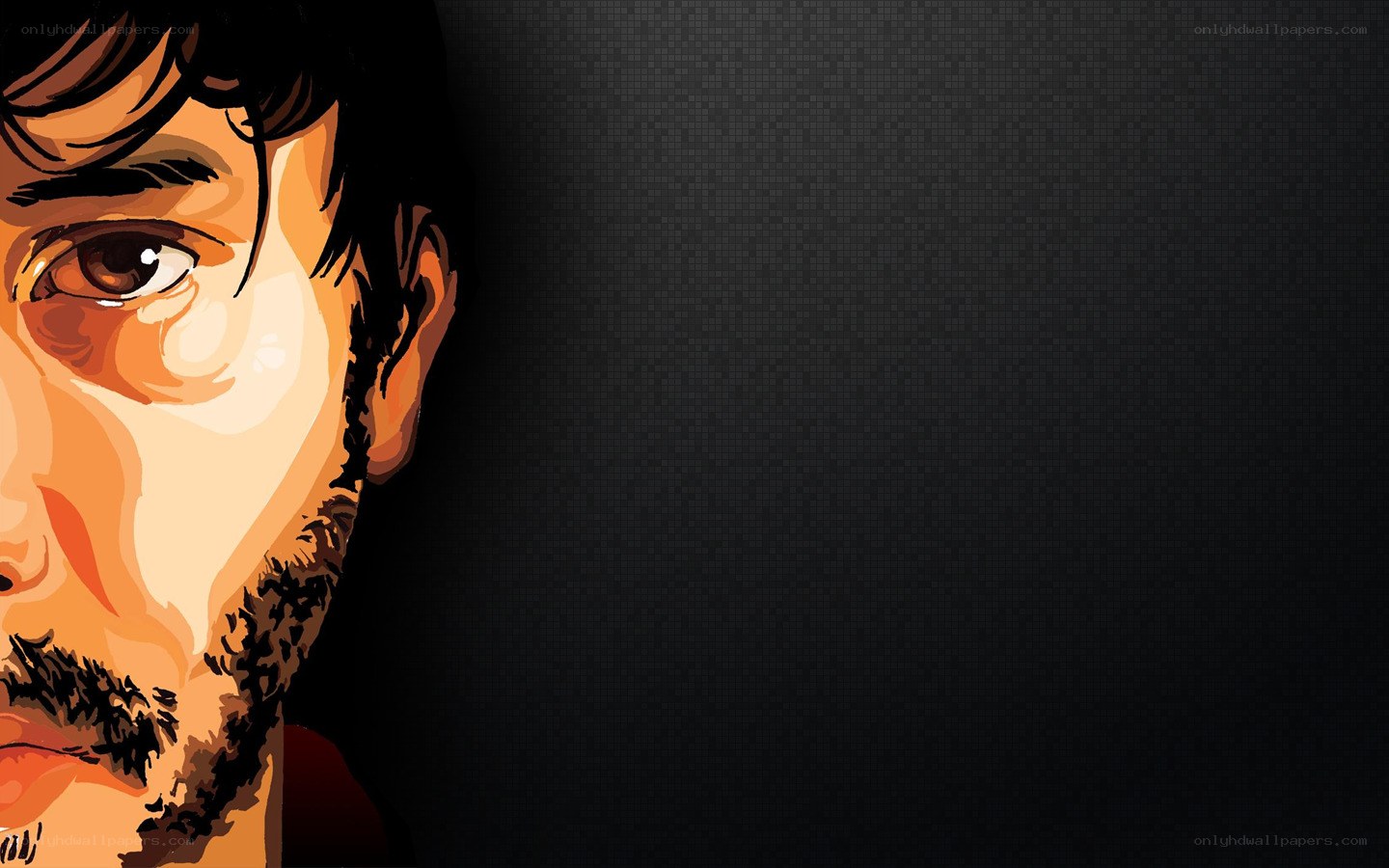 illustrated man portrait