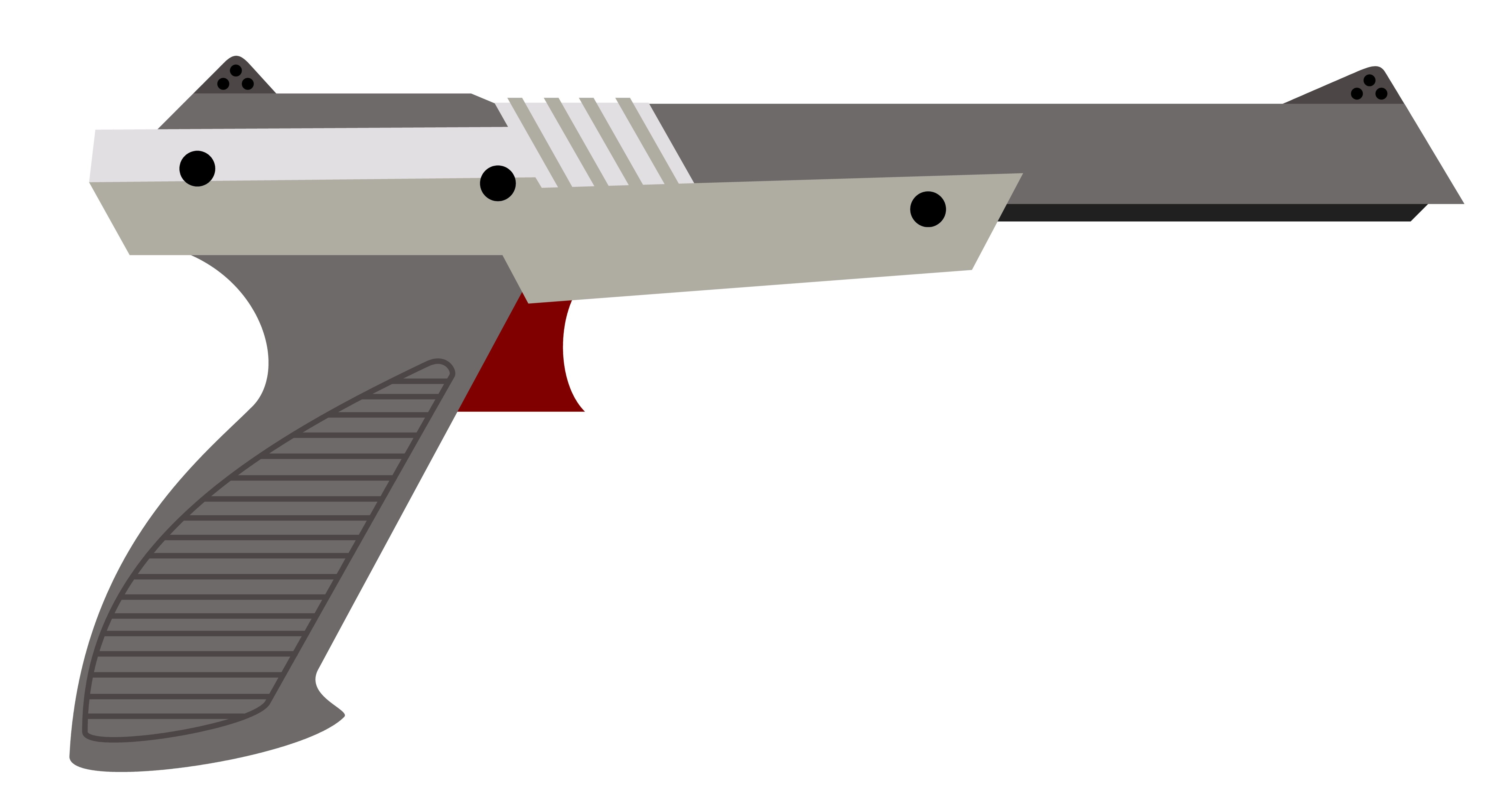 illustrated pistol design