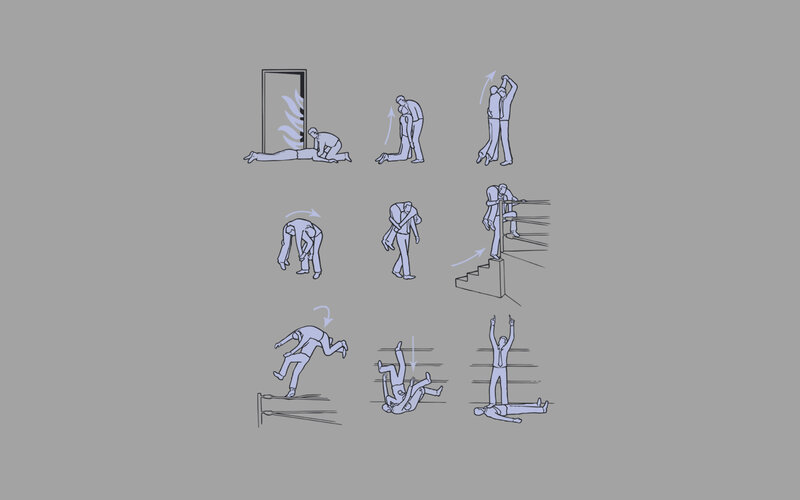 illustrated rescue sequence