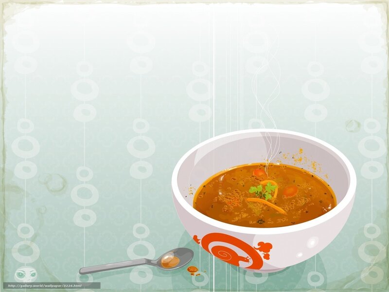 illustrated soup bowl