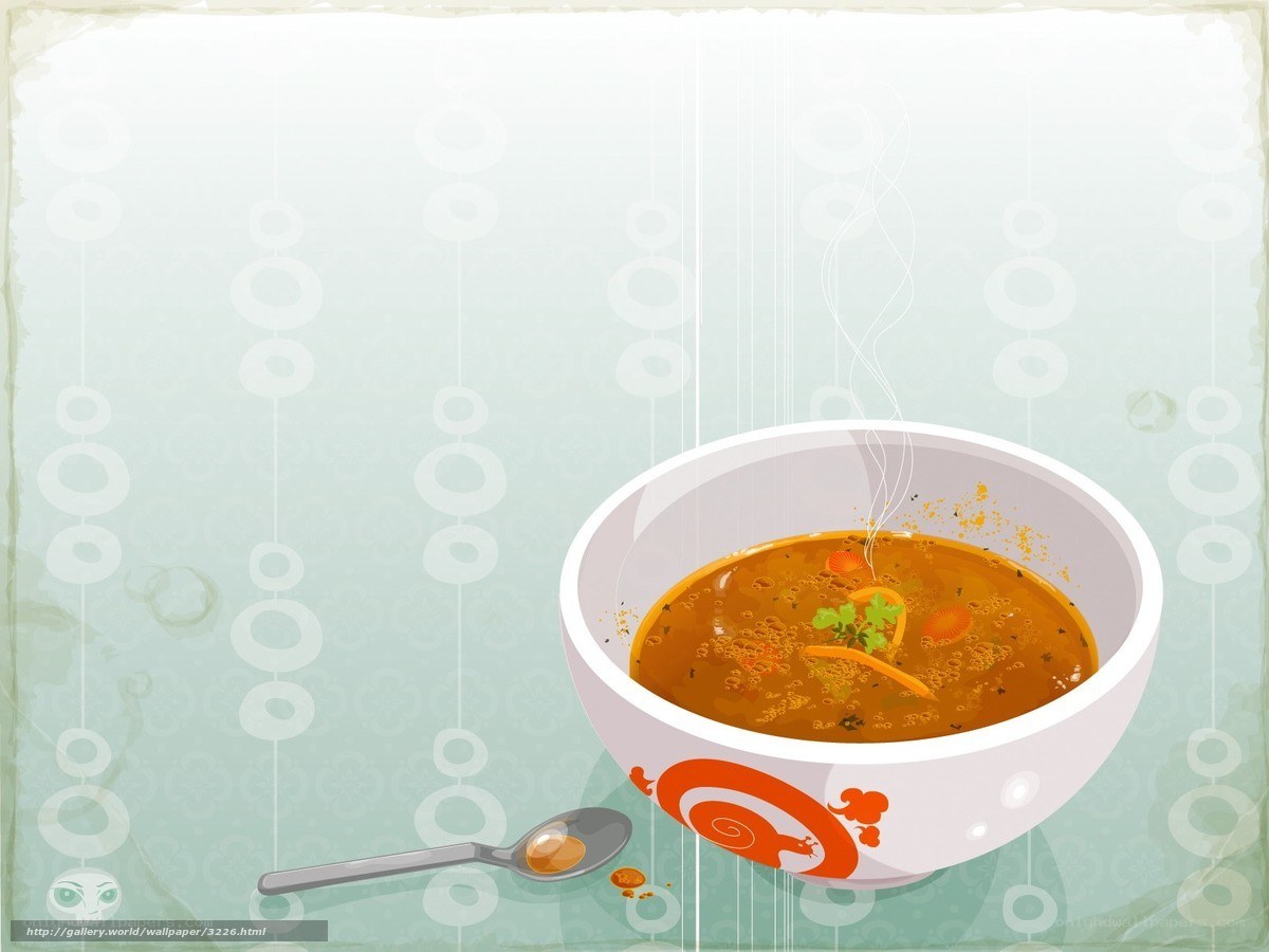illustrated soup bowl