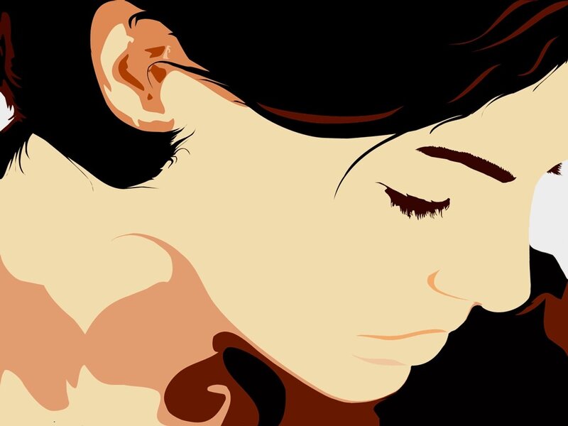 illustration of a person's face
