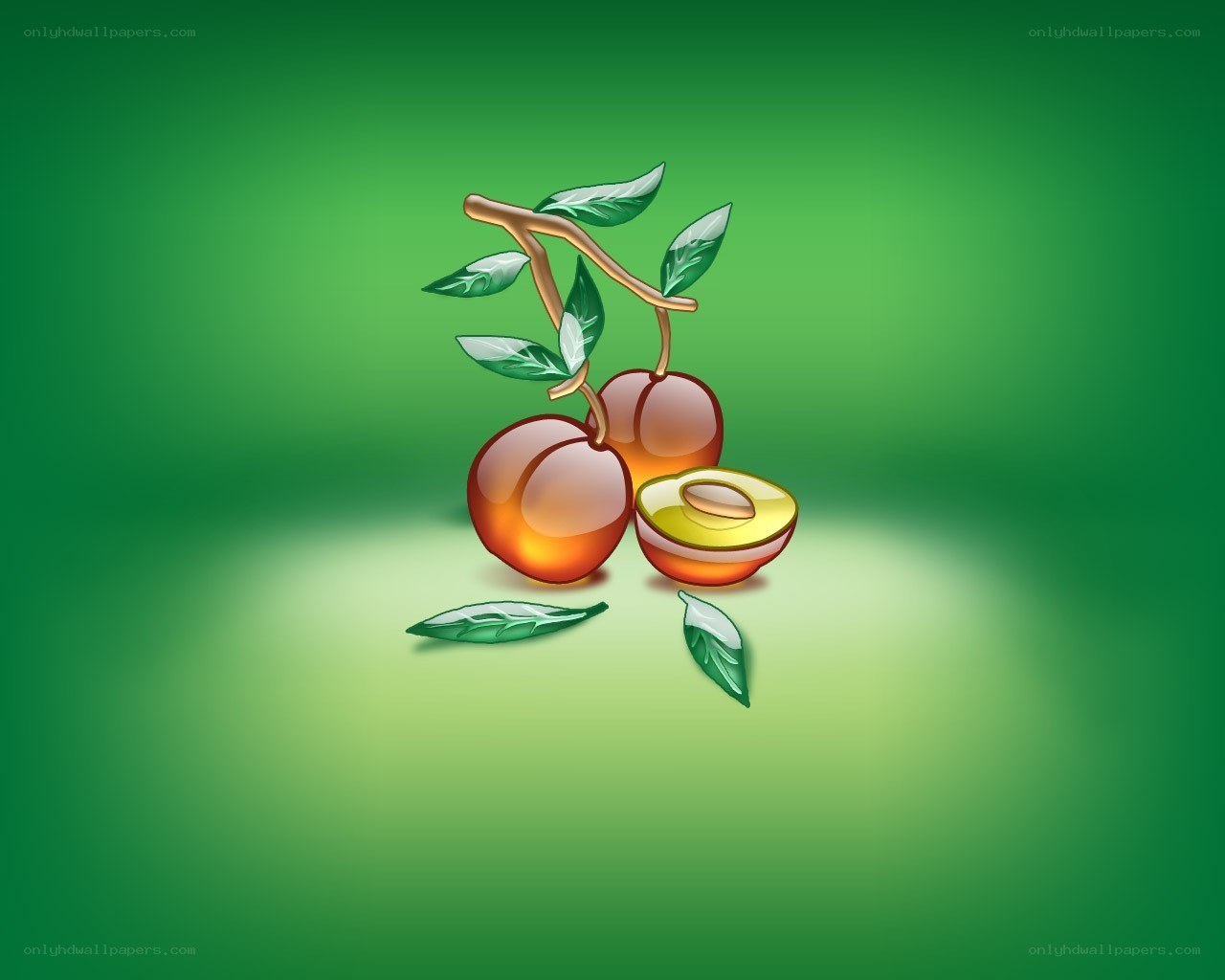 illustration of cherries