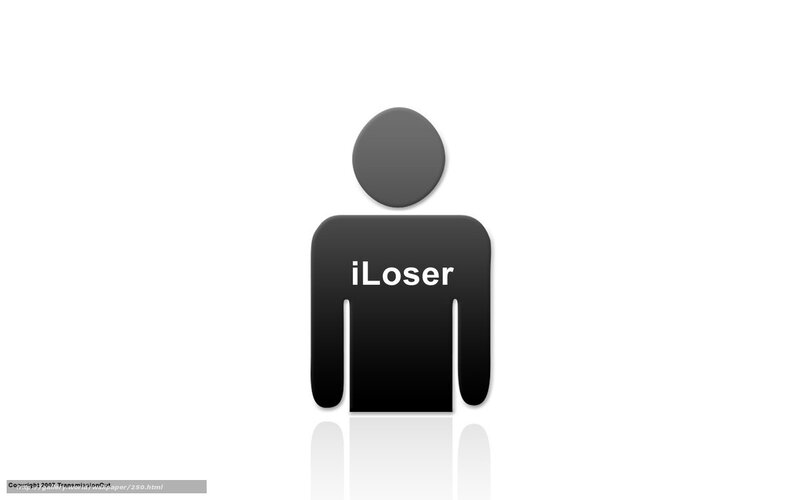 iLoser icon on white