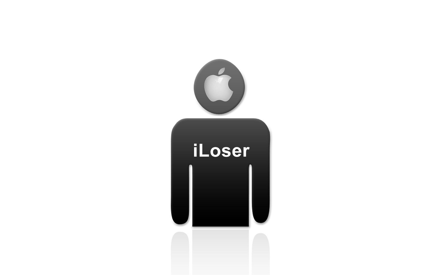 iLoser icon with Apple logo