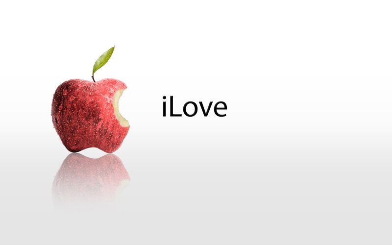 iLove apple logo