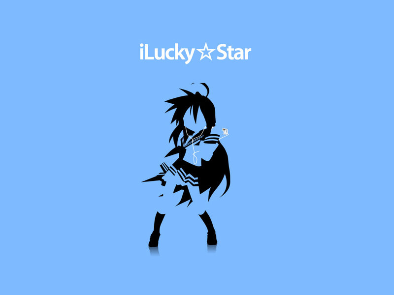iLuckyStar character silhouette
